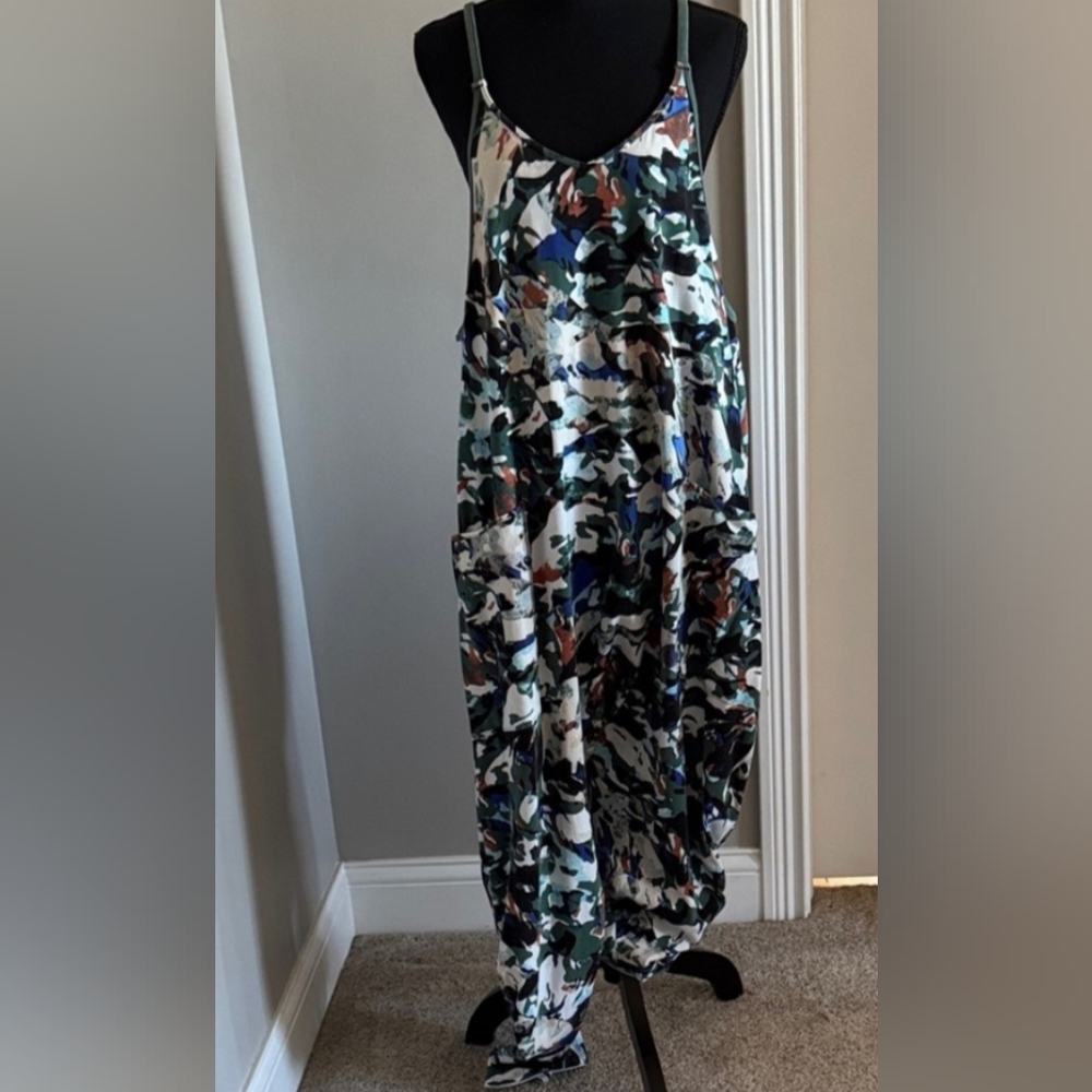 Free People Camouflage Jumpsuit - Picture 3 of 5